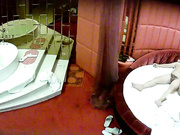 情趣酒店360监控TP七分裤哥和模特身材女友激情对白清晰呻吟给力