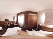 VR 360 degrees - Hot girl gets fucked hard in a hotel room