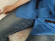 剧情演绎老哥勾引保洁阿姨加钱啪啪，摸奶床上骑坐抽插后入大屁股，毛毛浓密搞得呻吟连连