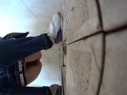 胆量惊人的户外坑神大学校园火车站专挑年轻时尚美女下手拍完露脸全身再跟进厕所拍下面年轻人BB是真嫩