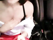 高颜值气质美少妇户外冰冰老师和开豪车的肚腩露脸路边车震非常给力男