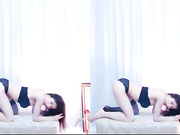 虎牙高颜值女主播定制私拍搔首弄姿三点全露